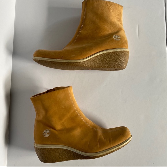 timberland wedge ankle boots